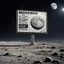 Placeholder: A billboard on the moon.