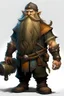 Placeholder: Fantasy dwarf, long beard, poor