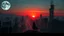 Placeholder: In a dystopian city at twilight, a mystic moon casts its silver glow onto the remnants of a once-thriving metropolis. Reflections of a crimson sunset dance in the shimmering, ethereal ether, as a solitary figure clad in black and red navigates the desolate streets, embodying the moody blend of hope and despair in a world forever altered by the nocturnal eclipse.