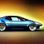 Placeholder: fullbody Drawing of classic style concept BMW M1, three quarters Front View, retro design study, classic steel wheels, toned colors, art by cheryl kelley,16k