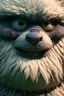 Placeholder: pixar style, close-up face portrait rendering of a real life furry giant, true-to-life, intricate, super highly detailed, concept art, renderman gofur render, extreme dense and fine fur, backlight, realistic shadows, subsurface scattering, photorealism, uhd, 8k resolution, volumetric lighting, ambient occlusion, beautiful, cinematic, centered camera, pivot on face, art by nino ellington