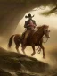 Placeholder: WESTERN mountain bridge cowboy