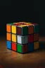 Placeholder: Rubik's cube in the style of rembrandt