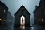 Placeholder: { "prompt": "A creepy, old church in the middle of a foggy, deserted town. The doors are ajar, and a pale, ghostly figure stands in the doorway, staring out into the fog. The atmosphere is dark and eerie, filled with a sense of foreboding.", "size": "1792x1024" }