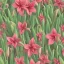 Placeholder: A highly detailed oil painting of intricate Amaryllis flowers, seamless pattern, Baroque