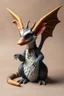 Placeholder: hi poly Mud luxury Wyrm psychic Opossum fur dragon duck T-pose just the character and simple background