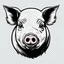 Placeholder: vector illustration of a pig