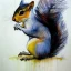 Placeholder: squirrel by Agnes Cecile, soft natural colors