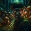 Placeholder: portrait of macho army officer inside glowing mushroom grove, 4k, down-light, soft light, depth of field, photo realism, trending on art station, high detail, spraypaint