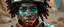 Placeholder: portrait with bluegreen indian skin, space race on mega vehicle, From the shadows, they rise, with a spark in their eyes, Ethereal echoes of a world we once knew, With the glam and the glamor, we reach for the skies, Cosmic rhythms pull us through, [Chorus] Suti came for our world, with the power to ignite, Dancing through the stars, we find our light. motion blurred background of ancient space ruins