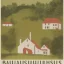 Placeholder: Bauhaus poster of rural Scandinavian country house close to a wood