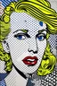 Placeholder: 8 8 in the style of roy lichtenstein