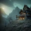 Placeholder: Scary mountain hut, sense of fear, Alps, night sky, 8k, HD, cinematography, photorealistic, Cinematic, Color Grading, Ultra-Wide Angle, Depth of Field, hyper-detailed, beautifully color-coded, insane details, intricate details, beautifully color graded, Cinematic, Color Grading, Editorial Photography, Depth of Field, DOF, Tilt Blur, White Balance, 32k, Super-Resolution, Megapixel, ProPhoto RGB, VR, Halfrear Lighting, Backlight, Natural Lighting, Incandes