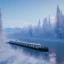 Placeholder: Alaska river winter steamboat nenana