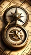 Placeholder: a close up of a compass on a map, compass, wind rose, compass energy flowing, nautical maps, ios app icon, cartographic, map cartography, quest marker, map key, astrolabe, focus on map, app icon, ios icon, cartography, detailed –n 9, formian pathfinder, directions, contrast icon, in a steampunk world