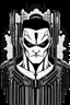 Placeholder: punisher sku;; in the style of Hiroshi Nagai