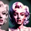 Placeholder: Realistic image portrait, sweet Marylin Monroe, cyberpunk style, highly detailed, unreal engine 5, ray tracing, RTX, lumen lighting, ultra detail, volumetric lighting, 3d, finely drawn, high definition, high resolution.