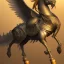 Placeholder: Pegasus full body flying