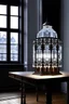 Placeholder: gaming table lamp inspired by palace, modern design,