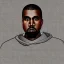 Placeholder: Kanye West portrait by AMADEO MODIGLIANI