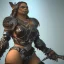 Placeholder: Beyonce orc in armor character very detailed cinematic fantasy unreal engine photo realistic