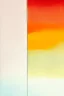 Placeholder: Abstract watercolour painting in the style of Agnes Martin. Pastel colours