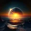 Placeholder: sunrise from the moon