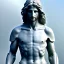 Placeholder: White Sculpture aragorn, full body, greek sculpture style, full body, fresco background, hyper realistic, 8k,