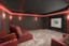 Placeholder: a dedicated home cinema room