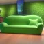 Placeholder: Couch in the shape of an avocado