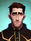 Placeholder: Portrait of a 30 year old strange gay wizard like Jake Gyllenhaal