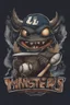 Placeholder: "Lil Monsters" baseball team logo,