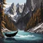 Placeholder: illustration {concept of art for a pair of Braies made from black fabric} digital art, semi-realistic,