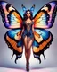 Placeholder: Full body Beautiful Lady Butterfly colorful art conceptual, amazing artwork, hyper detailed, ultra maximalist quality, 12k