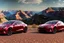 Placeholder: A Tesla 'Model Y' is parked, in the 'Grand Canyon National Park'. (CINEMATIC, WIDE ANGLE LENS, PHOTO REAL)