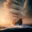 Placeholder: photo of a ultra realistic sailing ship, dramatic light, pale sunrise, cinematic lighting, battered, low angle, trending on artstation, 4k, hyper realistic, focused, extreme details, unreal engine 5, cinematic, masterpiece, art by studio ghibli, intricate artwork by john william turner