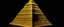 Placeholder: A dark yellow Egyptian pyramid themed casino designed in African pottery painted by Katsushika Hokusai