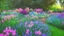 Placeholder: verybeautiful-magical-garden-of-the-angelic-kingdom-blue-and-pink-plants-and-trees-small-river-sunshine-flowers-haze-thumb-rainbow-ufo-bright-colors-light flowers