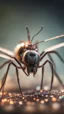 Placeholder: macrophoto of mosquito, bokeh like f/0.8, tilt-shift lens 8k, high detail, smooth render, down-light, unreal engine, prize winning