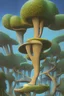 Placeholder: A surreal futuristic stylish modern flat, on Epic tree, treehouse, art by Roger Dean and Lee Madgwick , photorealistic, high level of details