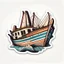 Placeholder: sticker of a boat