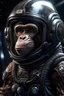 Placeholder: hyper realistic Space suit monkey with glass helmet, hd, hyper realistic, realistic, textured fur, hdr, photoshop, photography, 4k, 16k, leica, fujifilm