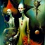 Placeholder: magic woman, Hieronymus Bosch , Leonor Fini , Yves Tanguy