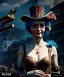 Placeholder: Surreal, steampunk , , cabaret scene. Russian old woman. Sweat, Birds, Feather, smoking, happy, hot, color fog, people background, highly detailed, concept art, unreal engine 5, god rays, ray tracing, RTX, lumen lighting, ultra detail, volumetric lighting, 3d, finely drawn, high definition, high resolution.