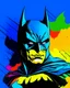 Placeholder: Cartoon of Batman Complementary colors