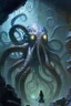 Placeholder: Agatha's eyes widened as she beheld the colossal octopus-robot, an awe-inspiring creation that towered over the cave's confines. Its metallic limbs reached out like a network of serpentine tendrils, poised and ready to strike against the forces of evil