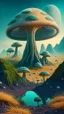 Placeholder: alien mushroom landscape