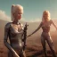 Placeholder: Ultra Realistic retro sci-fi movie scene, waist up view portrait, blonde woman pointing a gun, sweet young Claudia Schiffer face, perfect iris, glow eyes, makeup, weapon. Drones background, Retro sci-fi style, helmet, tight latex coat, fog, rain, soft color, highly detailed, unreal engine 5, ray tracing, RTX, lumen lighting, ultra detail, volumetric lighting, 3d, finely drawn, high definition, high resolution.