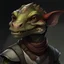 Placeholder: dnd, artistic, illustration, artstation, kobold, reptile, portrait, zombie, skinned