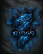 Placeholder: BLEU rag Logo IN black background